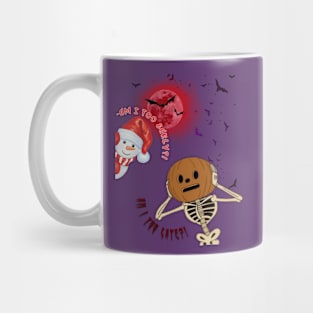 Is it time for Halloween or Christmas I'm. Confused?! Mug